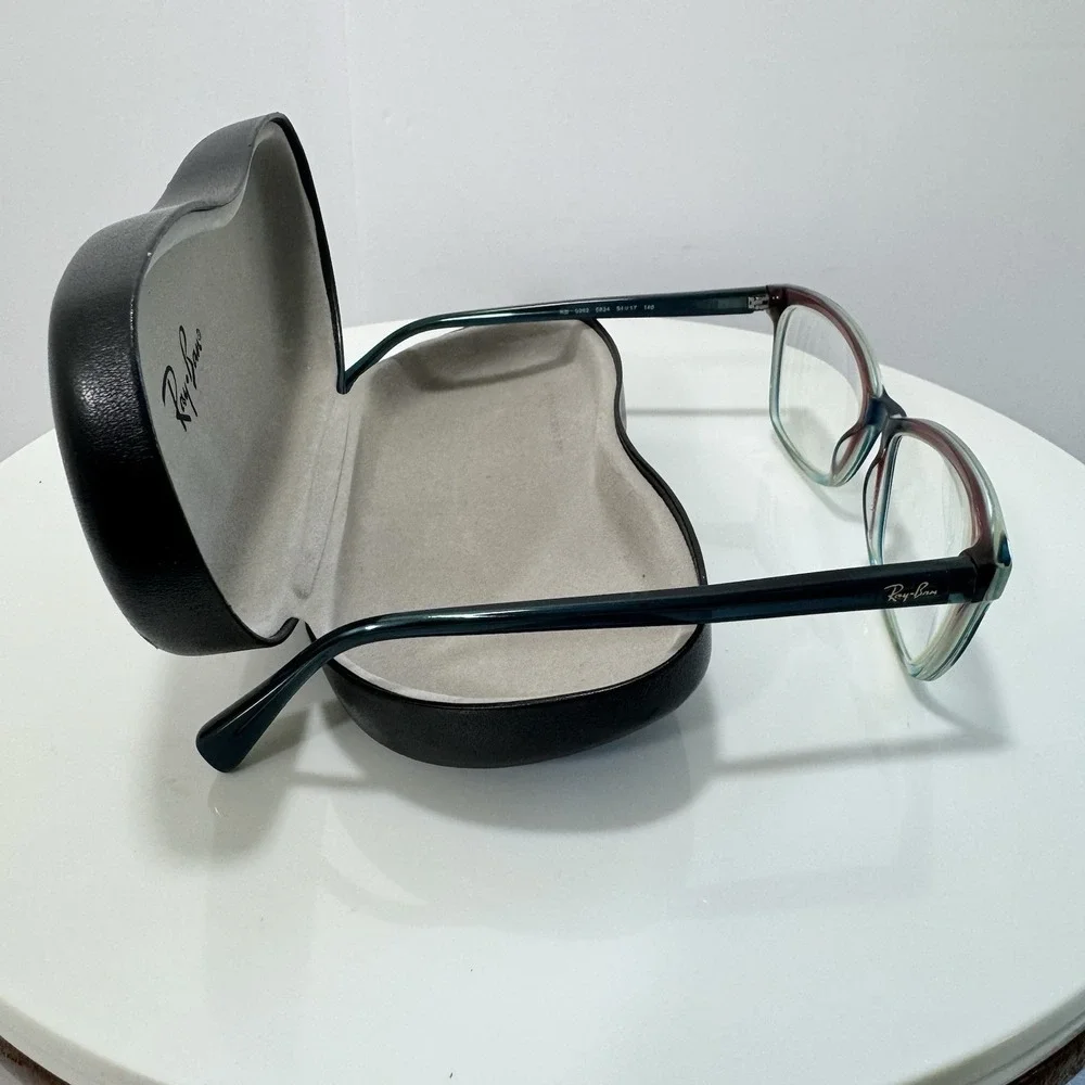 Ray-Ban RB 5362 5834 Blue Pink Gradient Cat Eye Eyeglasses Frames 54-17-140 Case